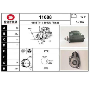 Startér EAI 11688
