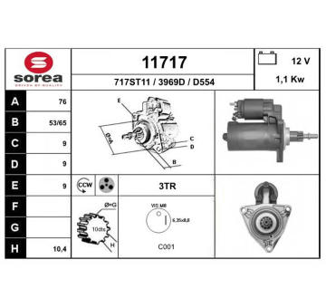 Startér EAI 11717