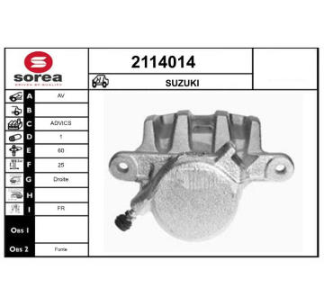 Brzdový třmen EAI 2114014