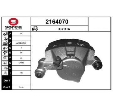 Brzdový třmen EAI 2164070