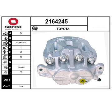 Brzdový třmen EAI 2164245