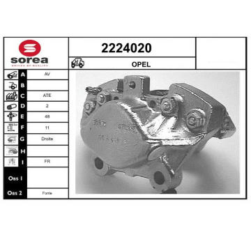 Brzdový třmen EAI 2224020
