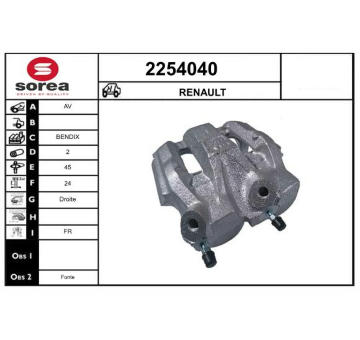 Brzdový třmen EAI 2254040