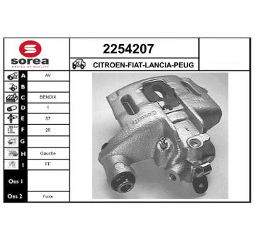 Brzdový třmen EAI 2254207