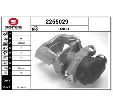 Brzdový třmen EAI 2255029