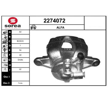 Brzdový třmen EAI 2274072