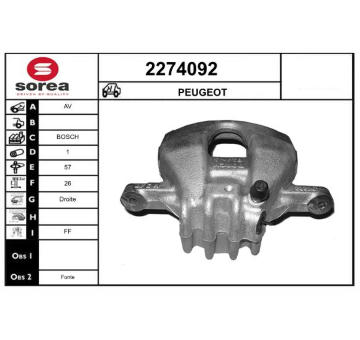Brzdový třmen EAI 2274092