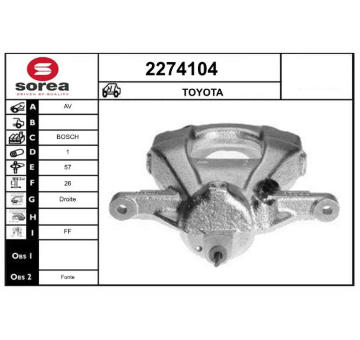 Brzdový třmen EAI 2274104