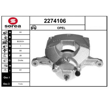 Brzdový třmen EAI 2274106