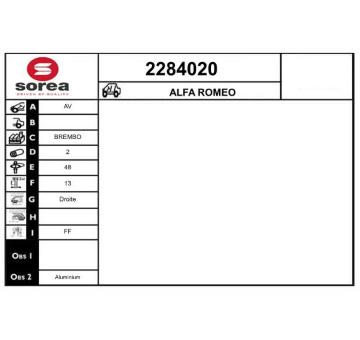 Brzdový třmen EAI 2284020