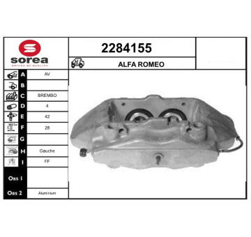 Brzdový třmen EAI 2284155