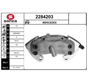 Brzdový třmen EAI 2284203