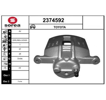 Brzdový třmen EAI 2374592