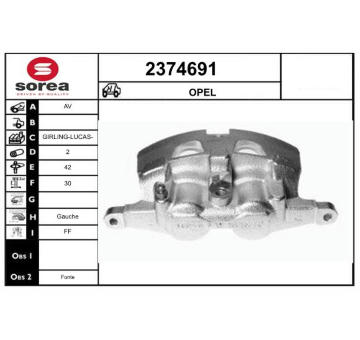 Brzdový třmen EAI 2374691