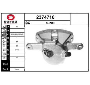 Brzdový třmen EAI 2374716