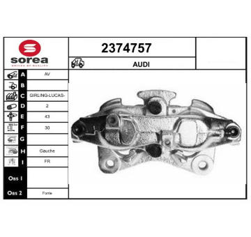 Brzdový třmen EAI 2374757