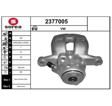 Brzdový třmen EAI 2377005