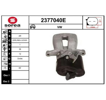 Brzdový třmen EAI 2377040E