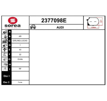 Brzdový třmen EAI 2377098E
