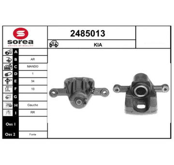Brzdový třmen EAI 2485013