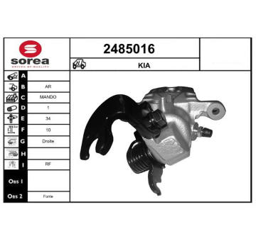 Brzdový třmen EAI 2485016
