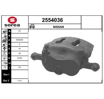 Brzdový třmen EAI 2554036