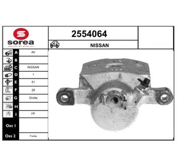 Brzdový třmen EAI 2554064