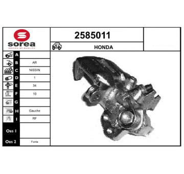 Brzdový třmen EAI 2585011