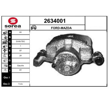 Brzdový třmen EAI 2634001