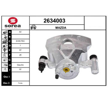 Brzdový třmen EAI 2634003