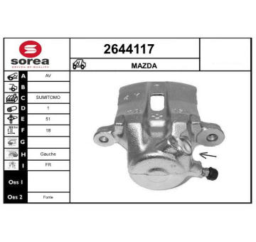 Brzdový třmen EAI 2644117