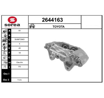 Brzdový třmen EAI 2644163