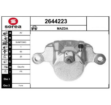 Brzdový třmen EAI 2644223