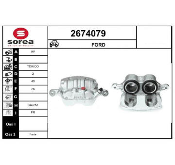 Brzdový třmen EAI 2674079