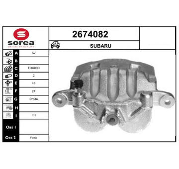 Brzdový třmen EAI 2674082
