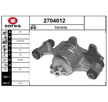 Brzdový třmen EAI 2704012