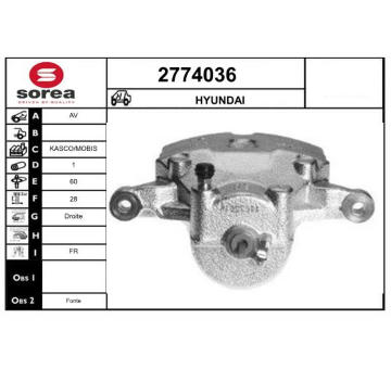 Brzdový třmen EAI 2774036