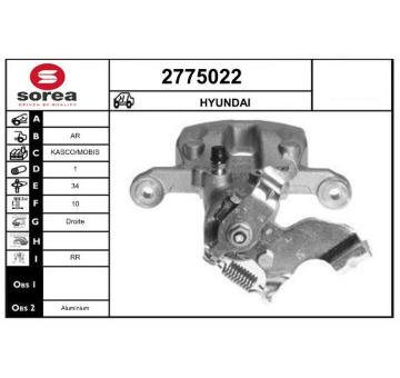 Brzdový třmen EAI 2775022