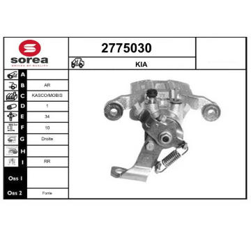 Brzdový třmen EAI 2775030