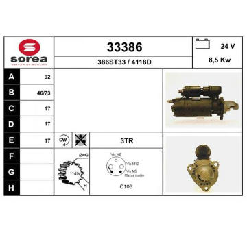 Startér EAI 33386