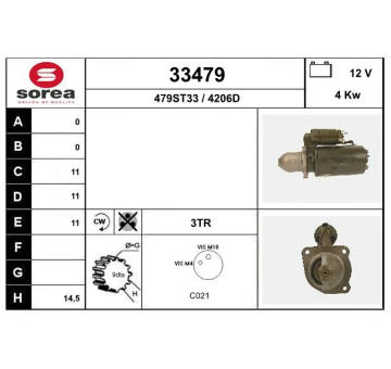 Startér EAI 33479