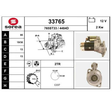 Startér EAI 33765