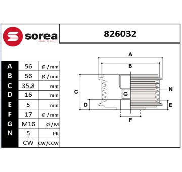 Předstihová spojka EAI 826032