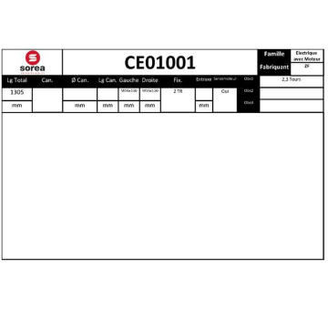 Řídicí mechanismus EAI CE01001