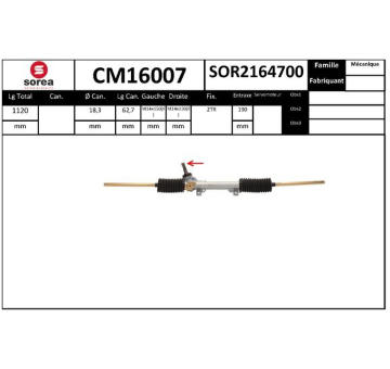 Řídicí mechanismus EAI CM16007