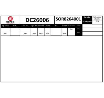 Sloupek řízení EAI DC26006