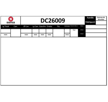 Sloupek řízení EAI DC26009