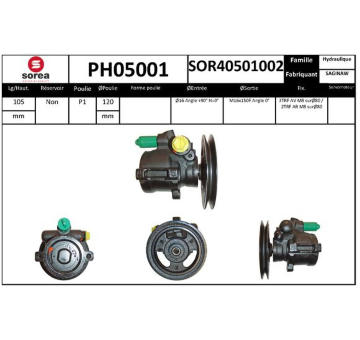 Hydraulické čerpadlo, řízení EAI PH05001