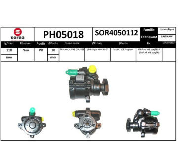 Hydraulické čerpadlo, řízení EAI PH05018