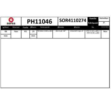 Hydraulické čerpadlo, řízení EAI PH11046